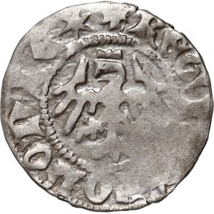 Władysław Jagiełło 1386-1434, halber Pfennig, Krakau, Ref. SA