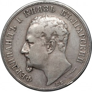 Bulharsko, Ferdinand I, 5 leva 1892 КБ, Kremnica