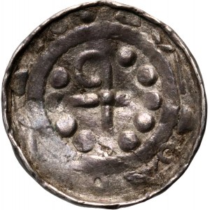 Poland, Germany, first half of the 11th century, cross denarius