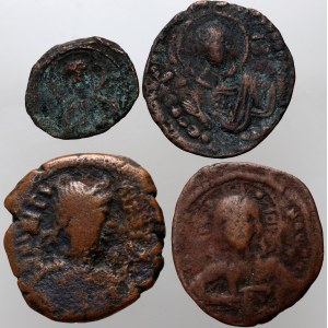 Byzantine Empire, lot of 4 coins