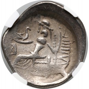 Celts, Eastern Europe, imitiation of Philip II Tetradrachm, c. 3rd-2nd century BC