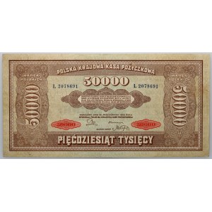 II RP, 50000 Polish marks 10.10.1922, series L