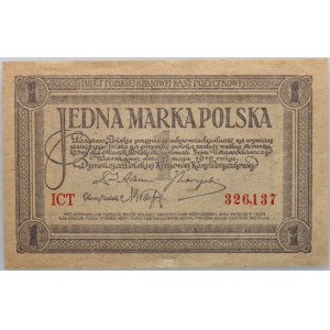 II RP, 1 Polish mark, 17.05.1919, ICT series