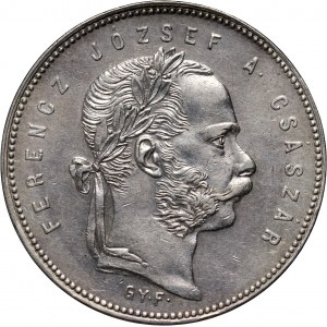Maďarsko, František Josef I., forint 1869 GYF, Alba Iulia