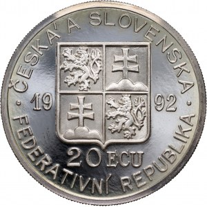 Československo, 20 ecu 1992, Charlemagne