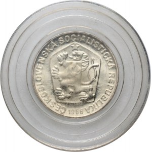 Tschechoslowakei, 10 Kronen 1966, Velka Morava, Spiegelmarke (PROOF)
