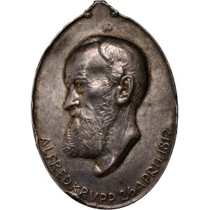 Germany, medal from 1912, Alfred Krupp - 100th Birthday