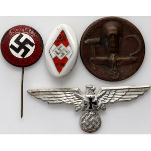 Germany, Third Reich, set of 4 decorations