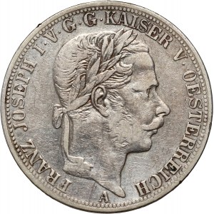 Austria, Franz Josef I, Vereinsthaler 1867 A, Vienna