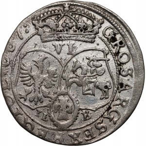 Poland, John II Casimir, 6 Groschen 1667 TLB, Bydgoszcz