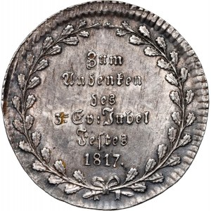 Germany, Pommern-Rothenburg, Silver pattern strike of Ducat 1817