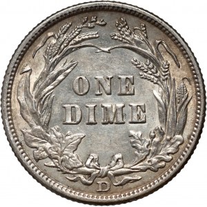 United States of America, 1 Dime 1906 D, Denver, Barber Head