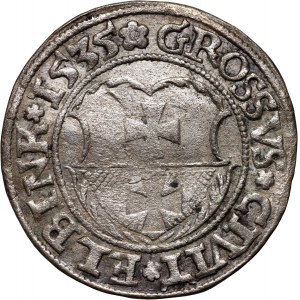 Sigismund I the Old, penny 1535, Elbląg