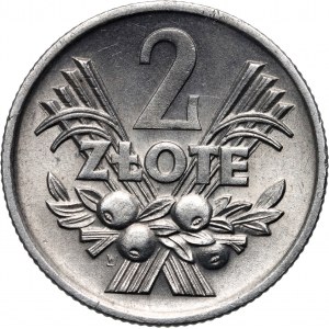 PRL, 2 złote 1972, Jagody