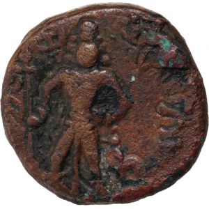 Griechenland, Kuschan-Reich, Kanishka I. 127-151, Didrachma aus Kupfer