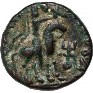 Greece, Kushan Empire, Vima Takto, 80-100, copper Tetradrachm