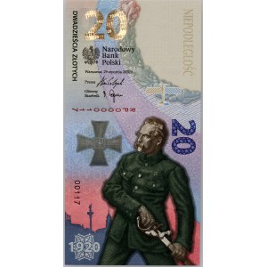 III RP, 20 złotych 2020, 100. rocznica Bitwy Warszawskiej, niski numer - RP0000117
