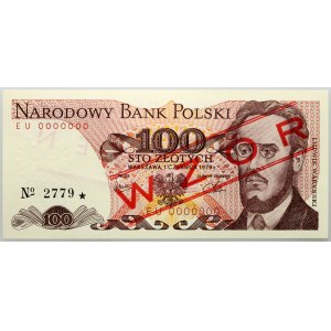 PRL, 100 zloty 17.05.1979, MODEL, No. 2779, EU series