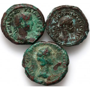 Roman Empire, set of 3 coins