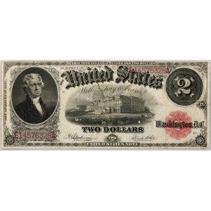 USA, 2 Dollars 1917, series E