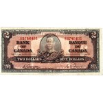 Canada, 2 Dollars 2.01.1937, series U/B