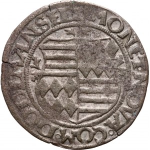 Germany, Mansfeld, Günther IV, Ernst II, Hoyer VI, Gebhard VII and Albrecht VII, Groschen 1514, Eisleben