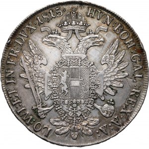 Austria, Franz I, Taler 1815 A, Vienna
