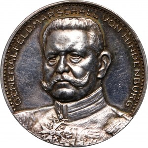 Germany, silver medal 1915, Paul von Hindenburg