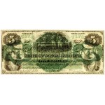 South Carolina, Columbia, 5 Dollars 2.03.1872, series A
