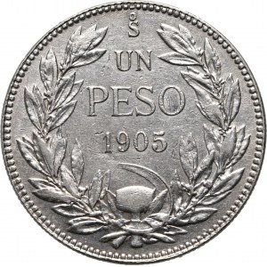 Chile, Peso 1905, Santiago