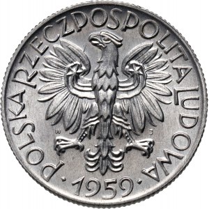 PRL, 5 złotych 1959, Rybak