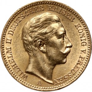 Germany, Prussia, Wilhelm II, 20 Mark 1902 A, Berlin