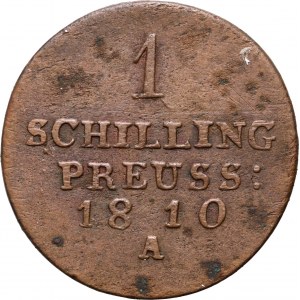 Germany, Prussia, Frederick William III, 1 Schilling 1810 A, Berlin