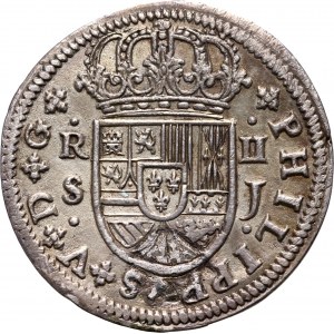 Hiszpania, Felipe V, 2 Reales 1722, Sevilla