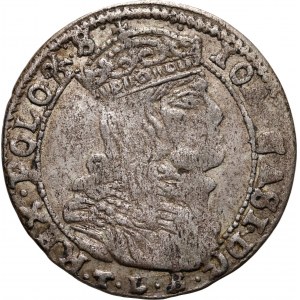 John II Casimir, sixpence 1666, Vilnius