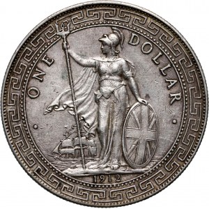 Great Britain, Victoria, Trade Dollar 1912 B, Bombay