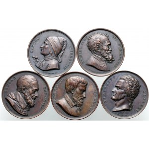 Italy, set of 5 medals