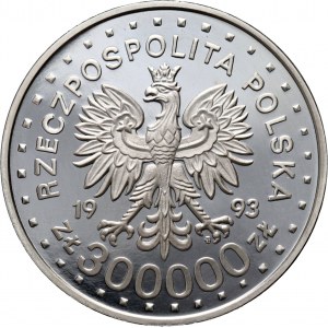 III RP, 300000 złotych 1993, Światowe Dziedzictwo Kultury UNESCO - 1992 - Zamość