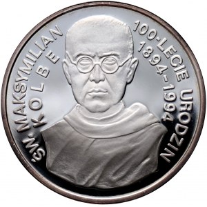 III RP, 300000 złotych 1994, Św. Maksymilian Kolbe 100-lecie urodzin