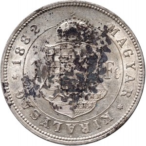 Węgry, Franciszek Józef I, 1 forint 1882 KB, Kremnica