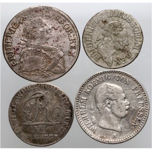 Germany, lot of 4 silver coins