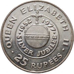 Seychelles, 25 Rupees 1977, 25th Anniversary of the Accession of Queen Elizabeth II
