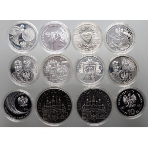 Third Republic, set of 12 coins, 2001-2014