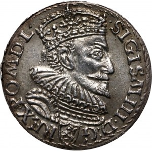 Zikmund III Vasa, trojak 1593, Malbork