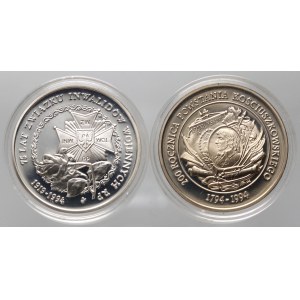Third Republic, set of 2 x 200,000 zlotys 1994
