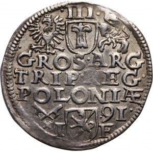 Sigismund III. Wasa, Trojak 1591, Poznań