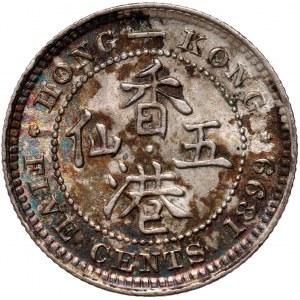 Hong Kong, Victoria, 5 Cents 1899