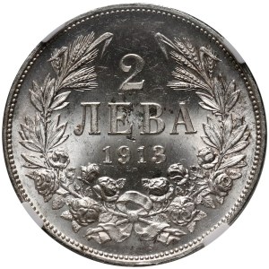 Bulgaria, Ferdinand I, 2 Leva 1913