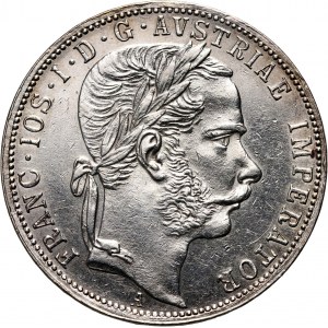 Austria, Franz Joseph I, Florin 1866 A, Vienna