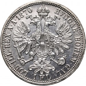 Austria, Franz Joseph I, Florin 1870 A, Vienna